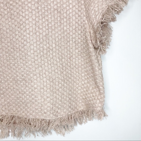 Cupcakes & Cashmere- Justeen Tweed Rose Blouse - Picture 3 of 7